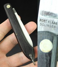 vintage Robt Klass pocket knife Solingen rostfrei wood ESTATE SALE - £62.77 GBP