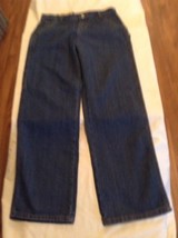 New Faded Glory jeans carpenter Boys Size 12 Regular blue denim western ... - £12.54 GBP