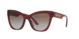 Versace Sunglasses VE4417U 38889 56mm Transparent Red / Grey Gradient Br... - $2,611.35 MXN