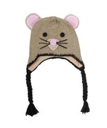 Neff Unisex Critter Mouse Face Beanie Tassel Knit Winter Ski Snowboard H... - £11.18 GBP