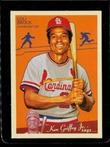 An item in the Sports Mem, Cards & Fan Shop category: 2008 Upper Deck Goudey Baseball Trading Card #173 LOU BROCK St Louis Cardinals