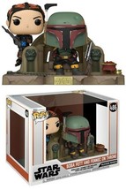 Star Wars Boba Fett and Fennec Shand on Throne POP! TV Moment #486 FUNKO NIB - £23.19 GBP