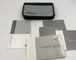 2013 Nissan Versa Sedan Owners Manual Set with Case OEM H02B13004 - £13.44 GBP