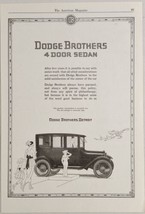 1920 Print Ad Dodge Brothers 4-Door Sedan Family Looks at Car Detroit,Michigan - $22.48