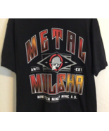 Metal Mulisha Shirt Mens Large L Black Logo Skull Graphic Crew Neck Pull... - $13.98