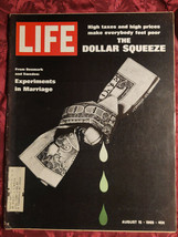 Life Magazine August 15 1969 Aug 69 Inflation Federico Fellini - £5.43 GBP