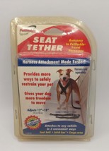 Pet Bucklebrand Seat Tether Safety Harness Made Easier Adjusts 12&quot;-18&quot; NEW - $9.90