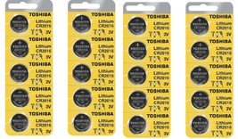 20 New Original Toshiba CR2016 Cr 2016 3V Lithium Battery BR2016 DL2016 Watch - £11.94 GBP