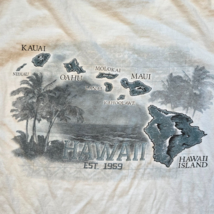 Hawaii Shirt Mens Size Double Extra Large Soft Gilden Ring Spun T-Shirt Island - £11.15 GBP