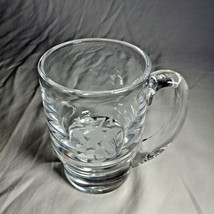 Kosta Boda Art Glass Crystal Mug Vicke Lindstrand Etched 1971 - £74.20 GBP
