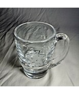 KOSTA BODA ART GLASS CRYSTAL MUG VICKE LINDSTRAND ETCHED 1971 - $95.00
