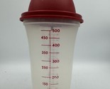 Tupperware Quick Shake with Red Lid 845 Insert 564 &amp; 844 Clean - £6.89 GBP