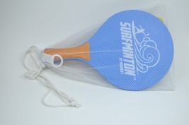 VIAHART Surfminton Classic Beach Tennis Wooden Paddle Game Set EUC - £19.35 GBP