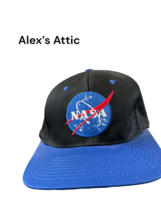 NASA Baseball Hat Kennedy Space Center Black Blue Embroidered Adjustable... - $14.85