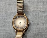 Vintage Seiko Women&#39;s Watch, Gold Tone/Expandable Band 2415-7008 Date - £52.95 GBP