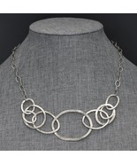 Retired Silpada Sterling POP THE BUBBLY Playful &amp; Powerful Bib Necklace ... - £47.07 GBP