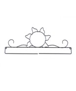 Classic Motifs 12 Inch Sun Split Bottom Craft Holder - $423.14 MXN