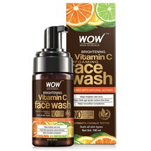 WOW Skin Science Brightening Vitamin C Foaming Face Wash Lemon &amp; Orange 100ml  - £12.20 GBP