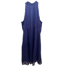 Banana Republic Blue Sleeveless Mock Neck Dress, Size 12 - $9.99