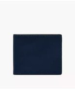 Fossil Mens Steven Bifold Wallet ML4521406 Midnight Navy 4.5&quot; x 0.5&quot; x 3.5&quot; - $41.14 CAD