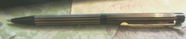 SHEAFFER 675 Targa Fine Ballpoint Pen Black Gold Striped Regency White dot - £21.79 GBP