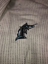 FL Marlin Vintage Reebok Zip-Up Collar Shirt Size M (Wears Small) Embroider Logo - £20.80 GBP