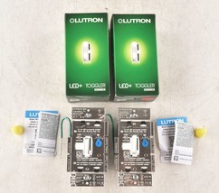 *LUTRON LED+ Toggler Dimmer  TGCL-153PR-WH Set Of 2 - $37.35 CAD