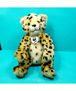 Build A Bear Plush 15” Spotted Leopard Brown Black Stuffed Animal Growls... - $437.67 MXN