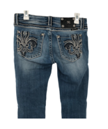 Miss Me Embroidered Pocket Capri Jeans Style JP5182P Women&#39;s 28 Distress... - £35.02 GBP