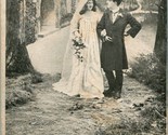 Postcard 1900s UDB Marriage Heartiest Congratulations Your Troubles Be L... - £11.18 GBP