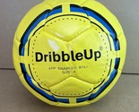 Dribble Up Smart Soccer Ball Yellow Size 4 App Enabled Training Ball - B... - $32.99