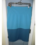LULAROE Cassie Skirt Two Tone Blue Size L Women&#39;s NEW - €25,28 EUR
