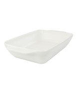 Gibson 4 Quart Rectangular Stoneware Baker in White Speckle - $57.96 CAD