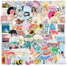 Summer Stickers 100pcs Ocean Stickers Cute Stuff Vinyl Waterproof Stickers for A - £12.95 GBP