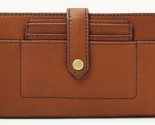 Fossil Myra Tab Clutch Brown Leather Wallet SWL2449210 Purse NWT $88 Retail - £42.57 GBP