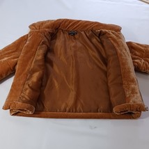 Shinestar SJ3441 Women's Merigold Camel Velvet Cropped Puffer Jacket Size Large image 10