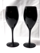 Artland Libbey Mikasa BLACK AMETHYST 9&quot; Wine Glass - Set Of 2 - READ DES... - $26.38