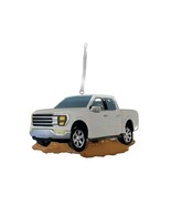 White Pick Up Truck Personalized Christmas Ornament - $19.95