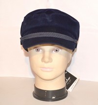 Echo New York Unisex  Cap Corduroy Navy  Lined Hat  One Size New $49 - $33.29