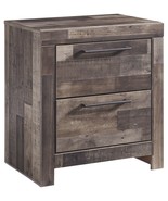 Derekson - Multi Gray - Two Drawer Night Stand - £112.89 GBP