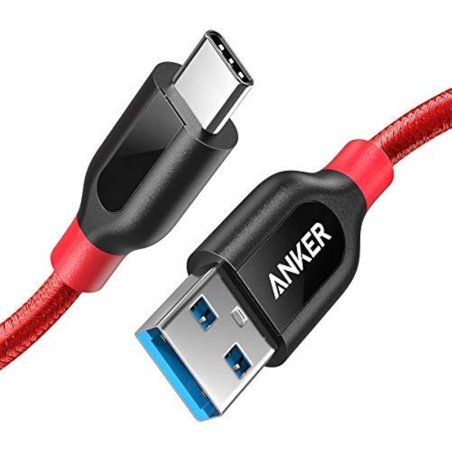 Anker USB C Cable, PowerLine+ USB-C to USB 3.0 cable (3ft/0.9m), High Durability - £31.92 GBP