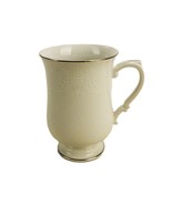 Crown Victoria Lovelace Footed Mug, Vintage Fine China, Floral Lacy Overlay - $182.92 MXN