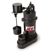 Ace 1/2 HP 4080 gph Aluminum Vertical Float Switch AC Sump Pump (BRAND NEW) - £67.14 GBP