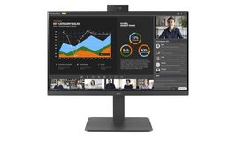 LG 24BR750C-C 24&#39;&#39; IPS FHD Monitor with Built-in FHD Webcam &amp; Mic, Anti-... - £332.16 GBP