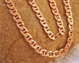 30 inch Pure Copper DESIGNER SOLID Chain Necklace, Healing Jewelry Spiri... - $25.47