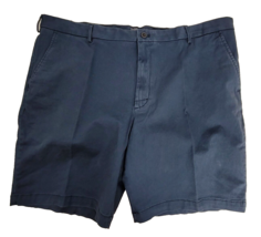 IZOD Saltwater Mens Stretch Blue Shorts Size 42 NEW Flat Front 9.5&quot; Inseam - £17.29 GBP