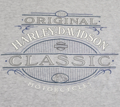 Vtg 1997 Gray Harley Davidson Original Classic Discover the Spirit Shirt... - £22.76 GBP