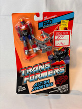 1989 Hasbro Transformers Action Masters Autobot RAD With Lionizer Factor... - £79.09 GBP