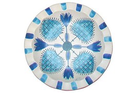 Mid-Century Modern Blue and White Art Pottery Ashtray-Austria - $135.00