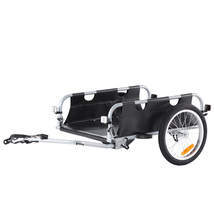 VEVOR Bike Cargo Trailer 100LBS 16" Wheels Reflectors Quick Release Fits... - $153.99